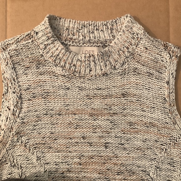 $20 - Loft Sweater Vest - tonal multicolored - Picture 5 of 12